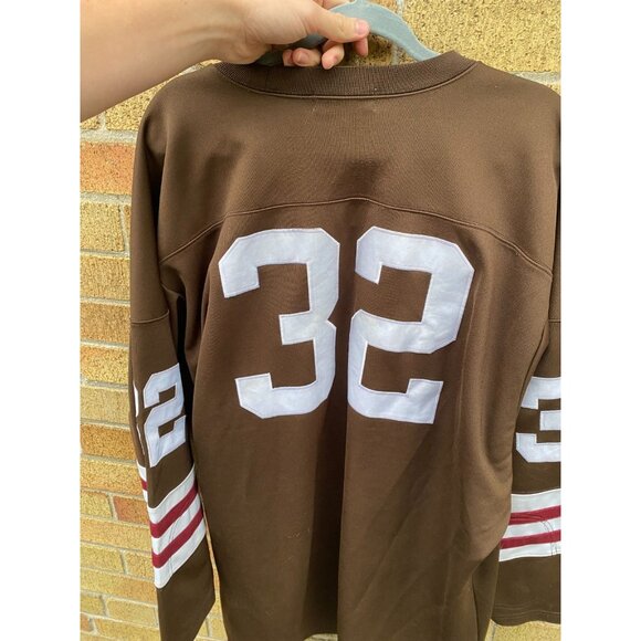 Cleveland Browns Jim Brown Throwback Jersey 1964 Mitchell & Ness Men’s Size 54 - Picture 3 of 7
